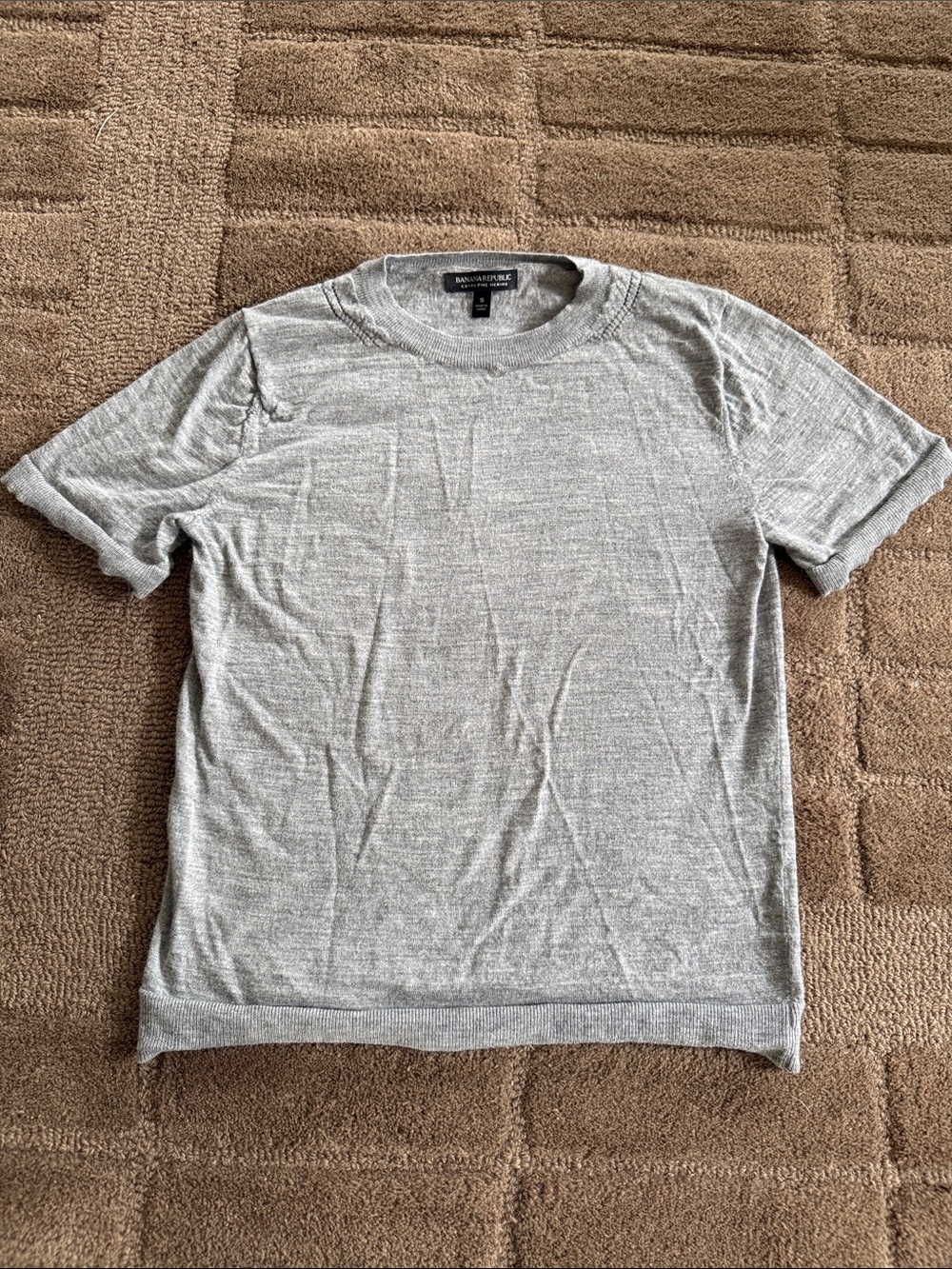 Gray Merino Sweater Tee by Banana Republic